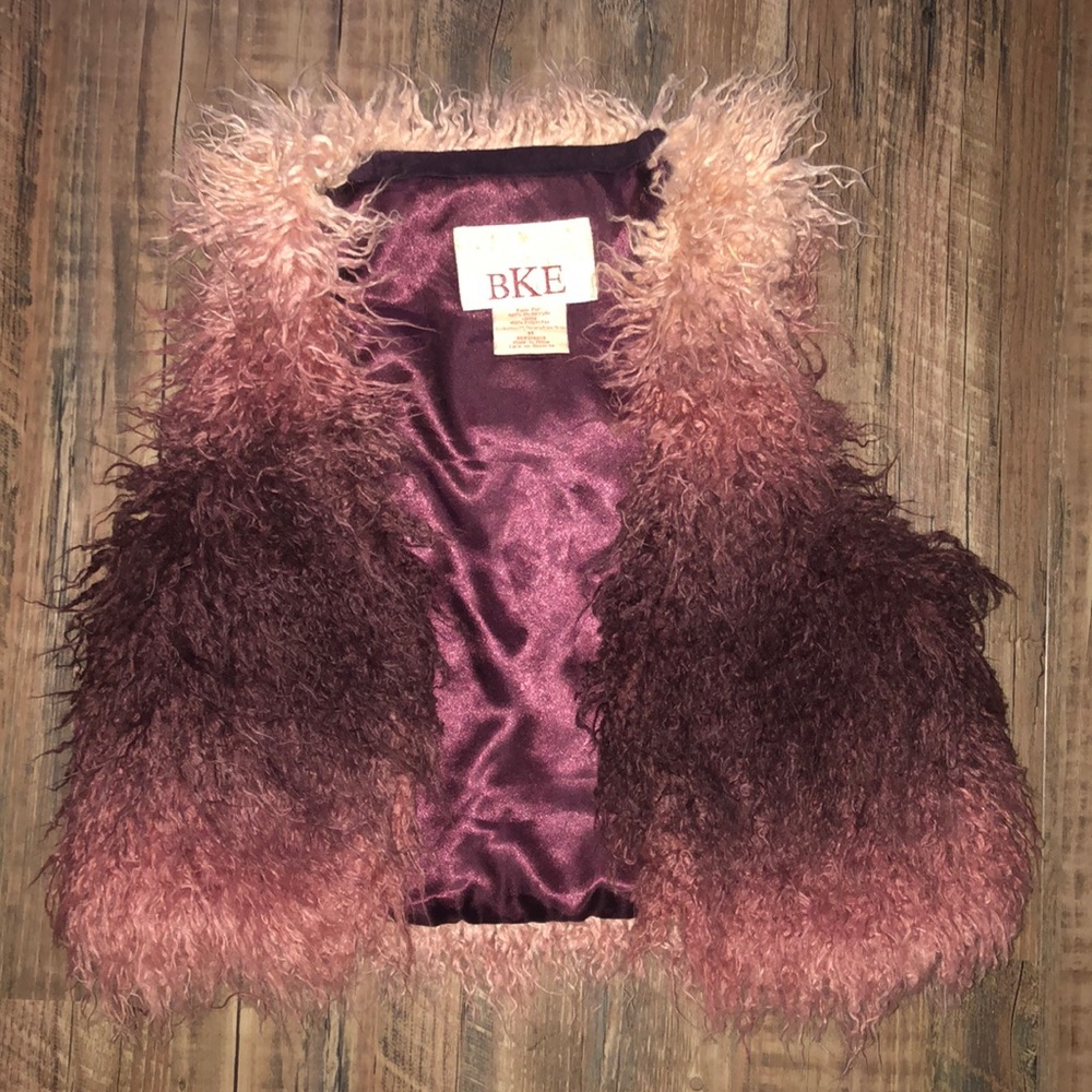 BKE Fur Vest Sz. Medium